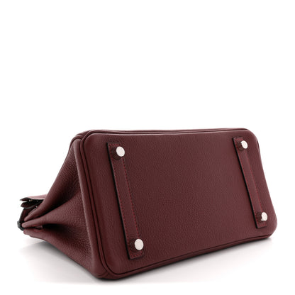 Hermes Togo Birkin 25 Rouge H 5 of 12