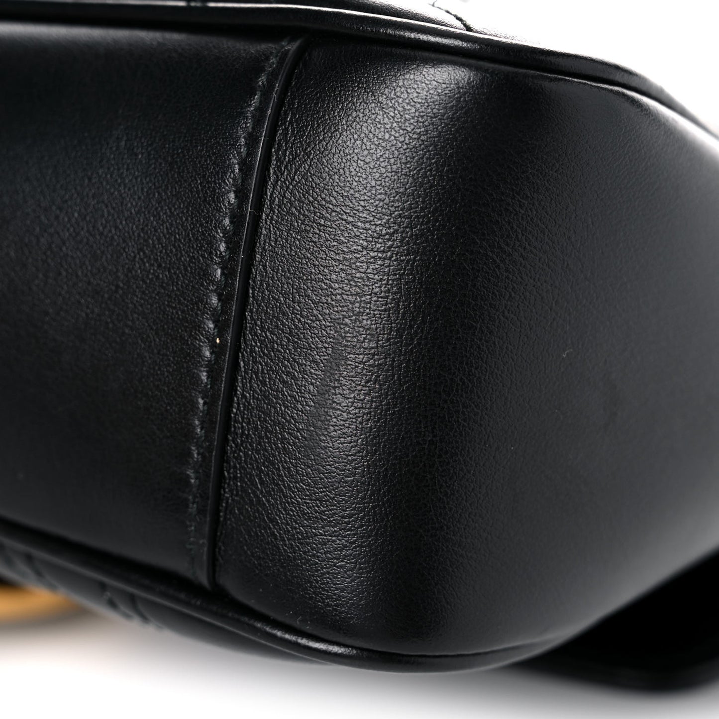 Calfskin Matelasse Small GG Marmont Shoulder Bag Black