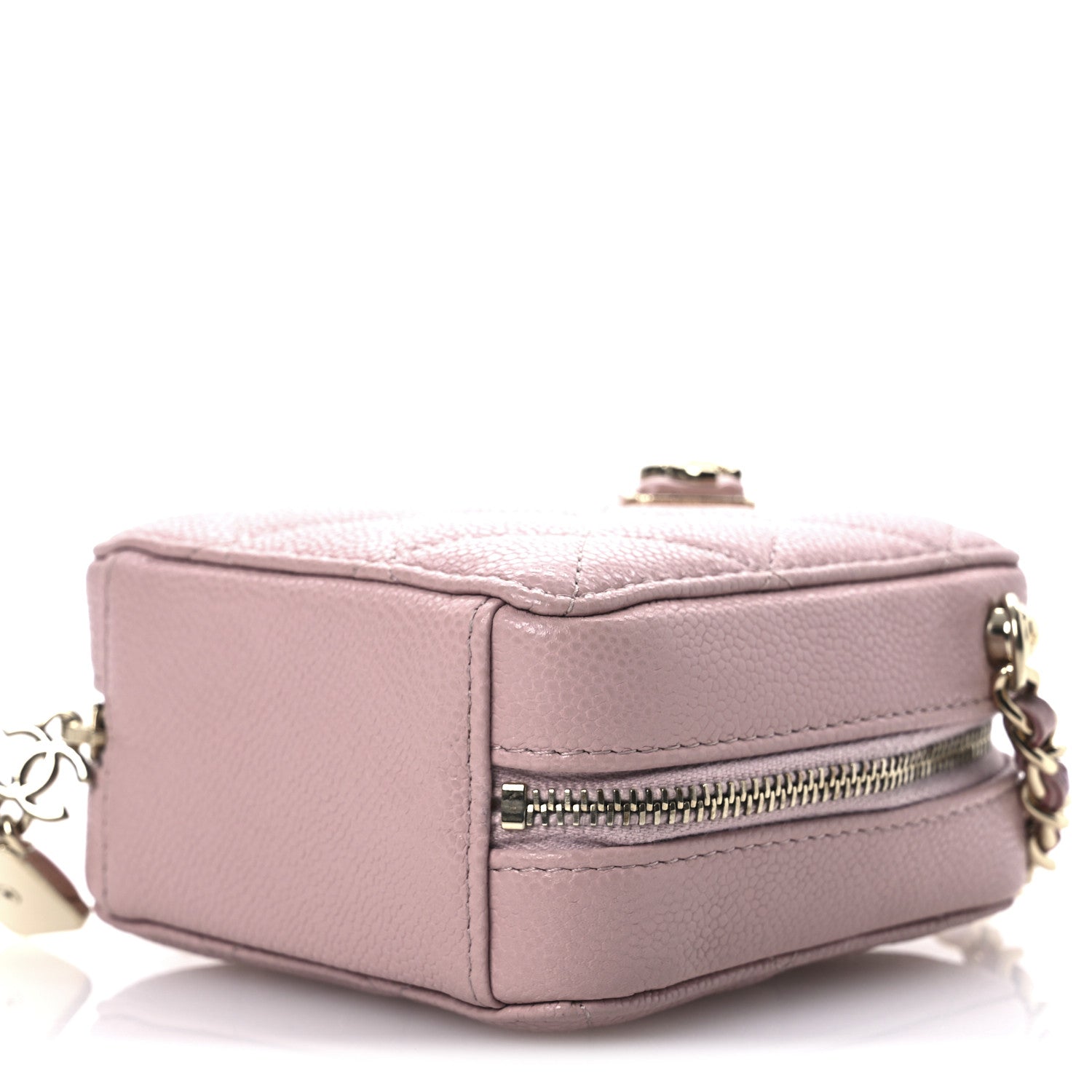Chanel Caviar Quilted Clutch With Chain Light Pink 10 of 13