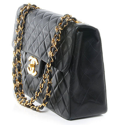 Chanel Lambskin XL Jumbo Flap Black 6 of 8
