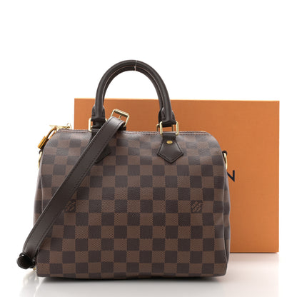 Louis Vuitton Damier Ebene Speedy Bandouliere 25 11 of 11