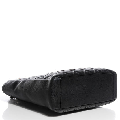 Chanel Caviar Petit Shopping Tote PST Black 4 of 7
