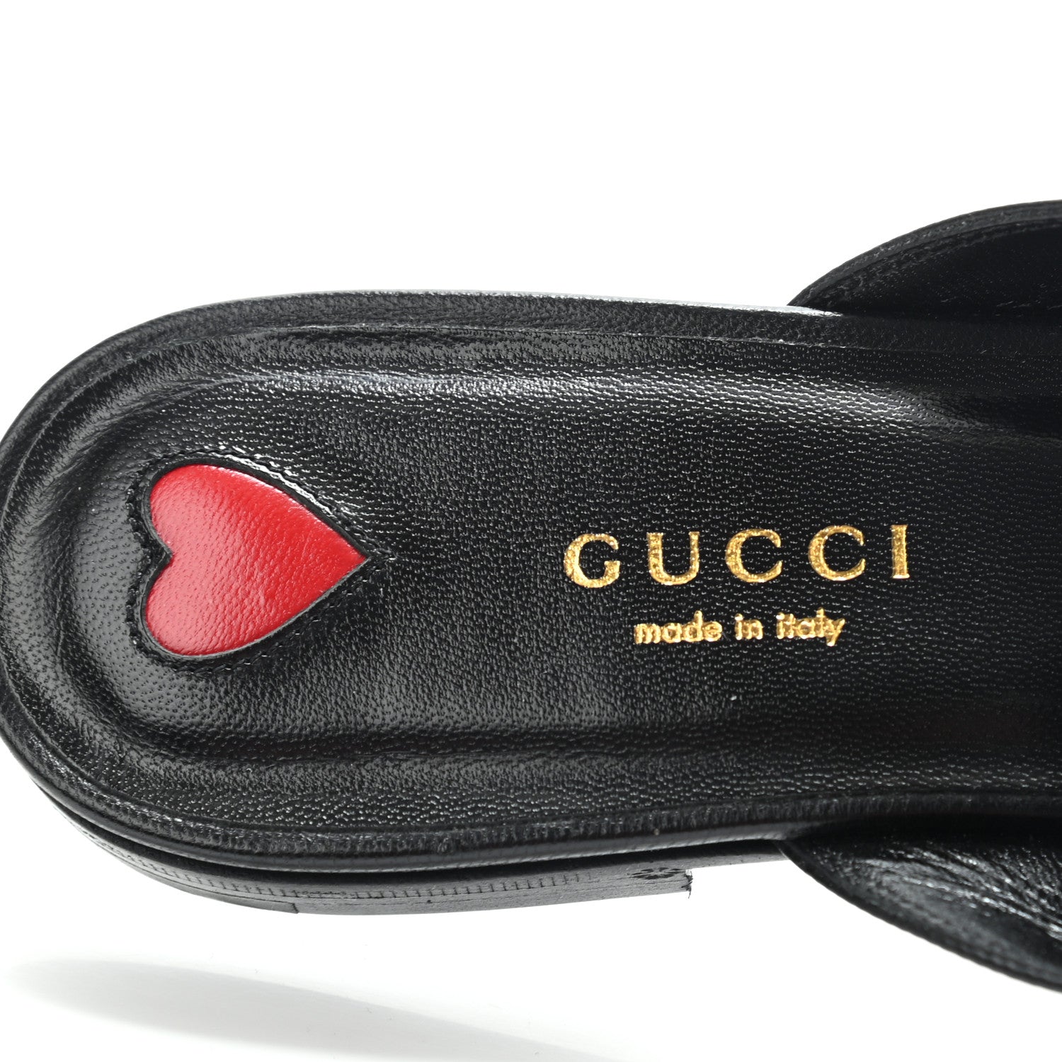 Gucci Malaga Kid Horsebit Slide Sandals 36.5 Black 6 of 8