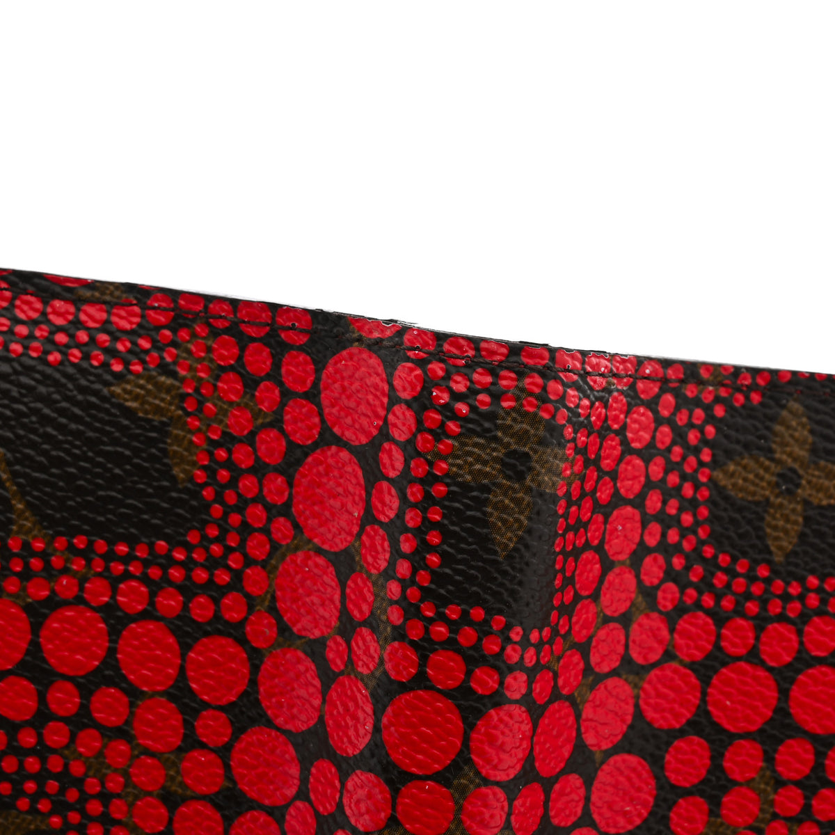 Monogram Kusama Town Small Ring Agenda Cover Red