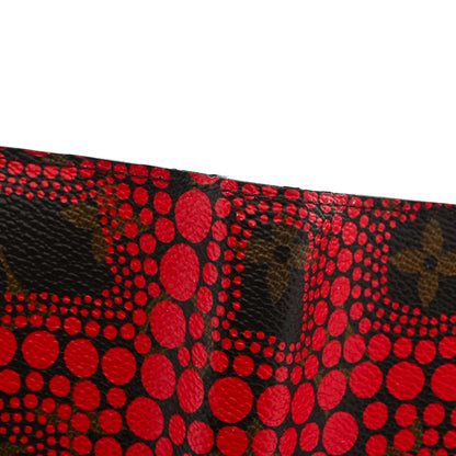 Louis Vuitton Monogram Kusama Town Small Ring Agenda Cover Red 8 of 8