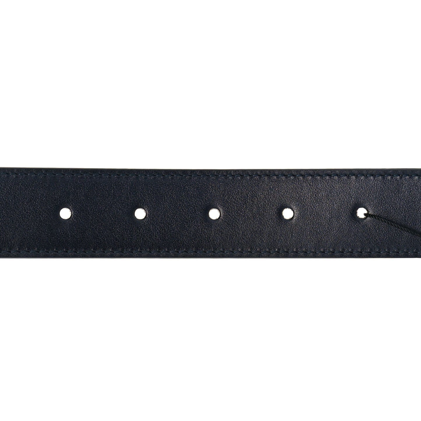 GG Supreme Monogram Plutone Calfskin Palladium Double G Reversible 30mm Belt 90 36 Beige Blue