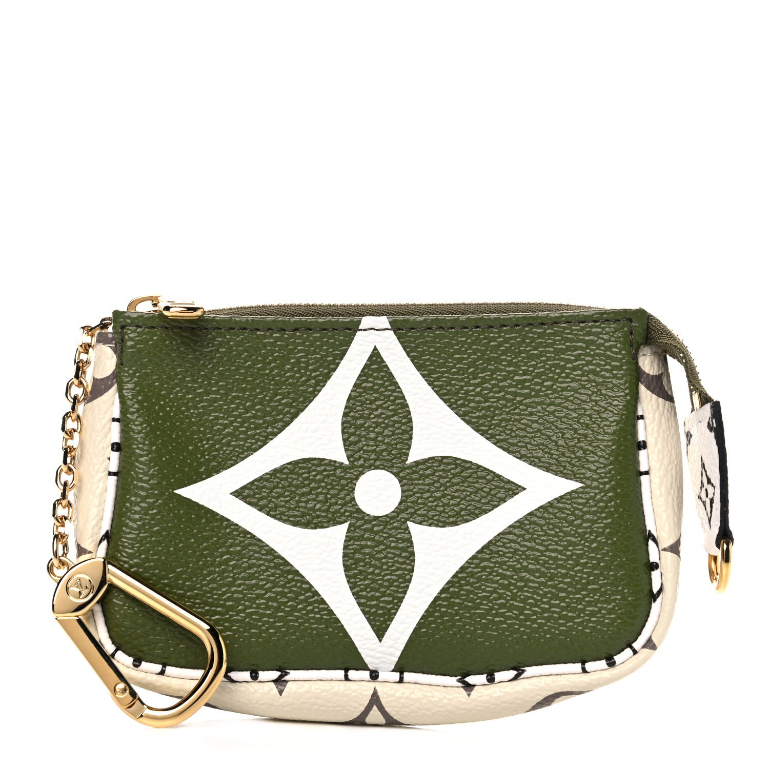 Louis Vuitton Monogram Giant Micro Pochette Accessories Kaki White 1 of 6