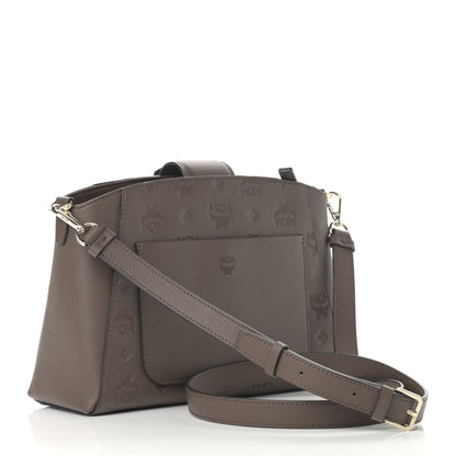 MCM Calfskin Ottomar Essential Crossbody Bag Brown 3 of 12