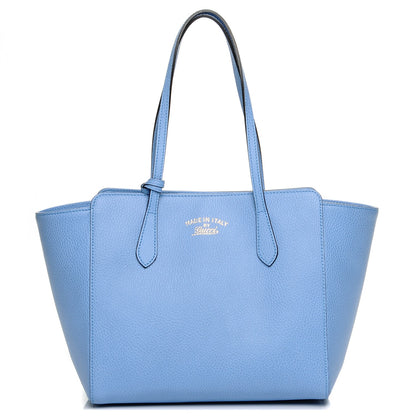 Gucci Dollar Calfskin Small Swing Tote Mineral Blue 1 of 7