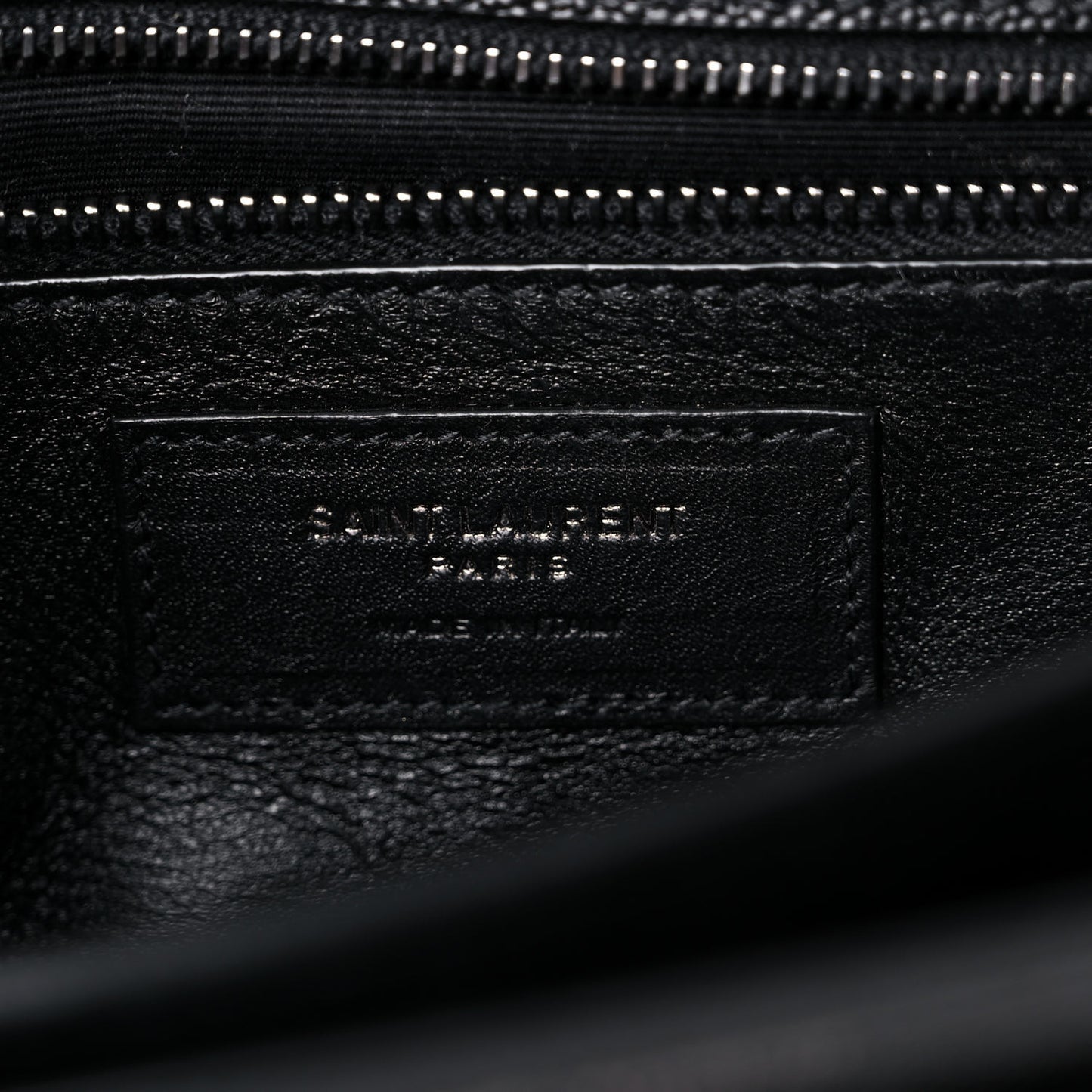 Grain De Poudre Monogram Cassandra Clasp Bag Black