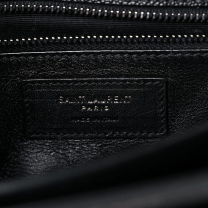 Saint Laurent Grain De Poudre Monogram Cassandra Clasp Bag Black 4 of 10