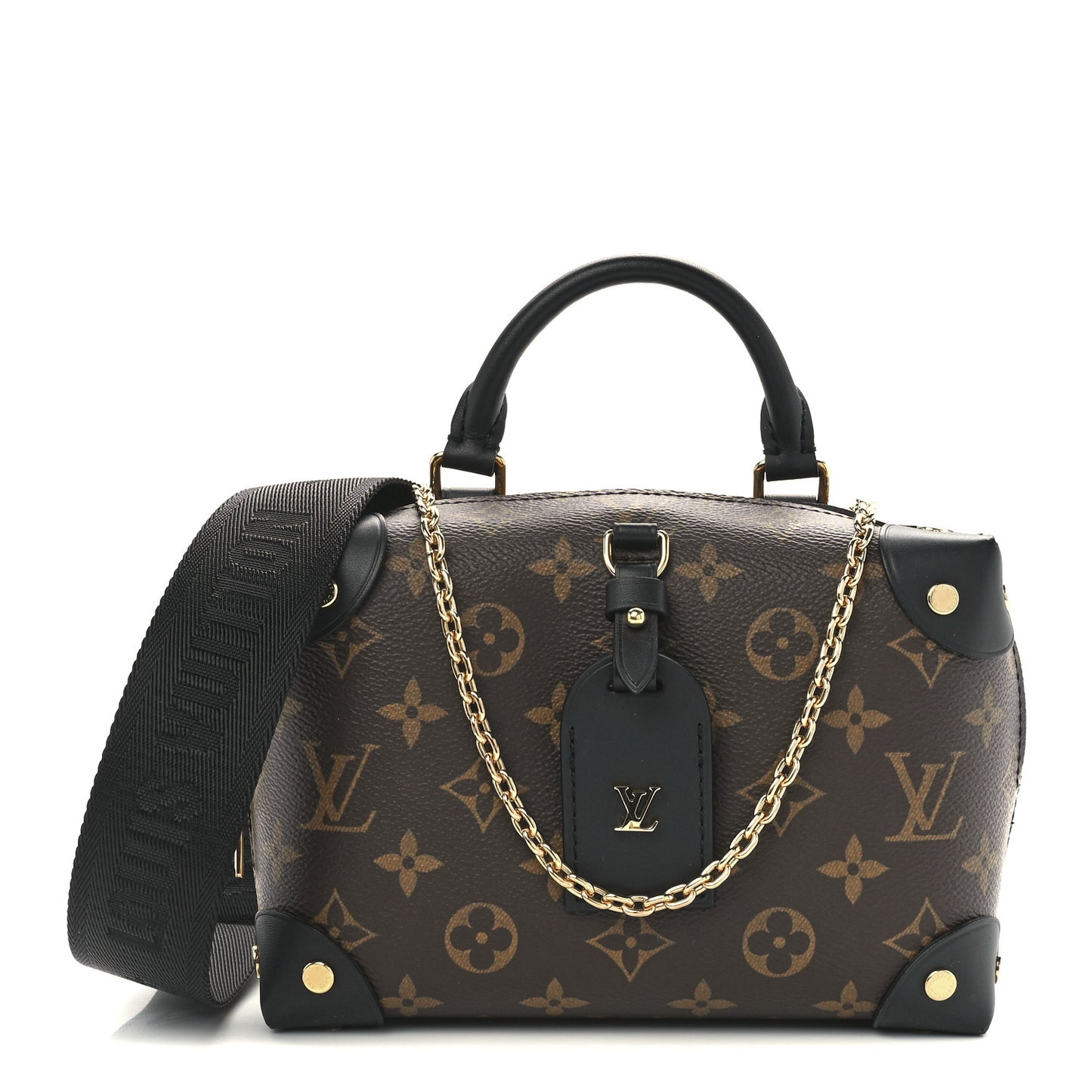 Monogram Petite Malle Souple Black