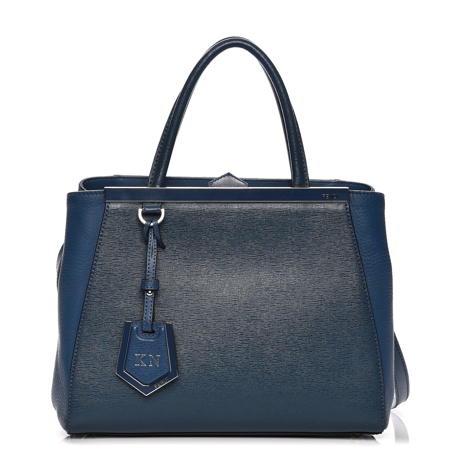 Vitello Elite Petite 2Jours Tote Blue Cobalto