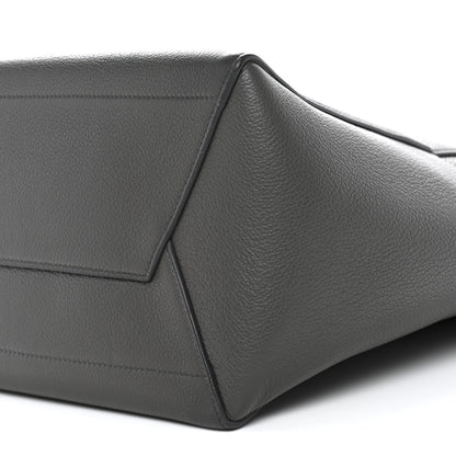 Celine Soft Grained Calfskin Sangle Bucket Bag Grey 10 of 10