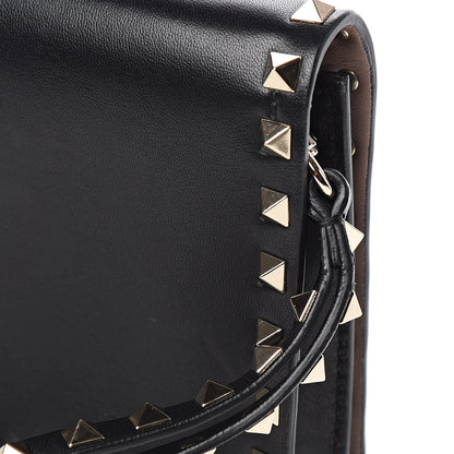 Valentino Garavani Nappa Small Rockstud Wristlet Clutch Black 7 of 7