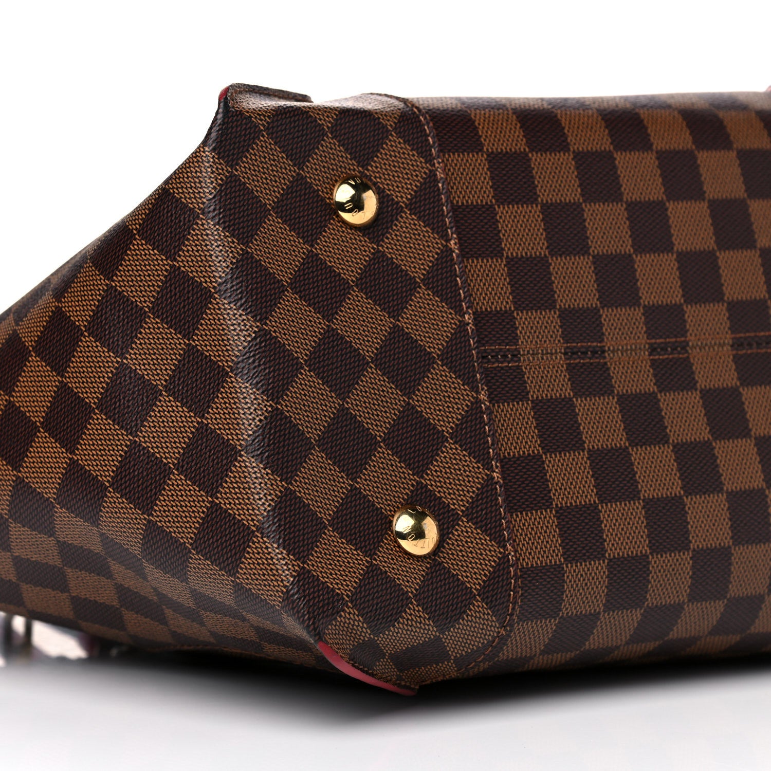Louis Vuitton Damier Ebene Caissa Tote MM Cherry 9 of 11