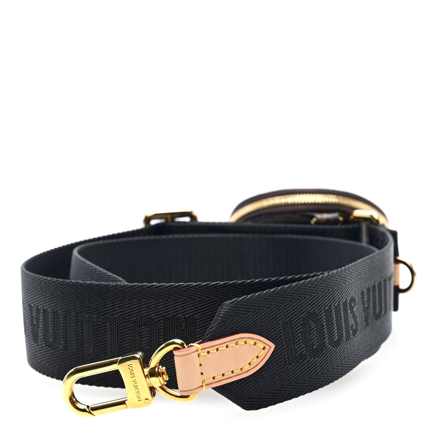 Louis Vuitton Monogram Multi Pochette Accessories Bandouliere Shoulder Strap Black 2 of 4