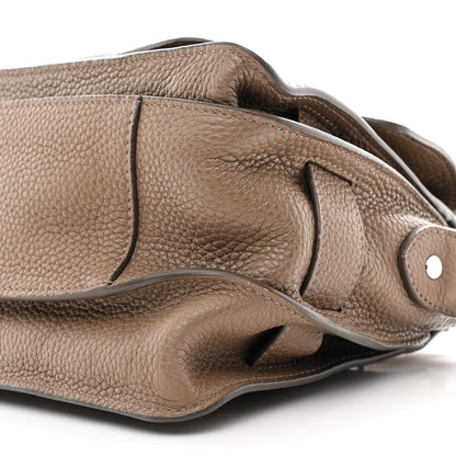 Proenza Schouler Calfskin Medium Beacon Saddle Bag Mushroom 9 of 10