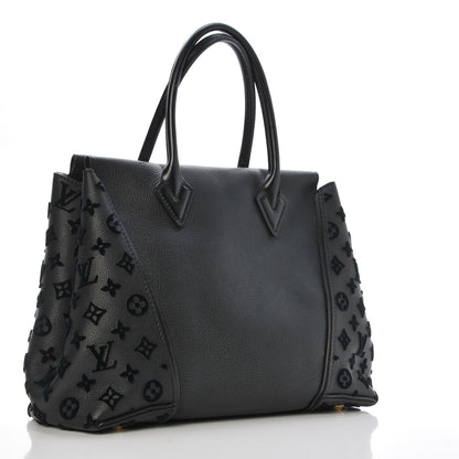 Louis Vuitton Veau Cachemire Tote W PM Black 3 of 8