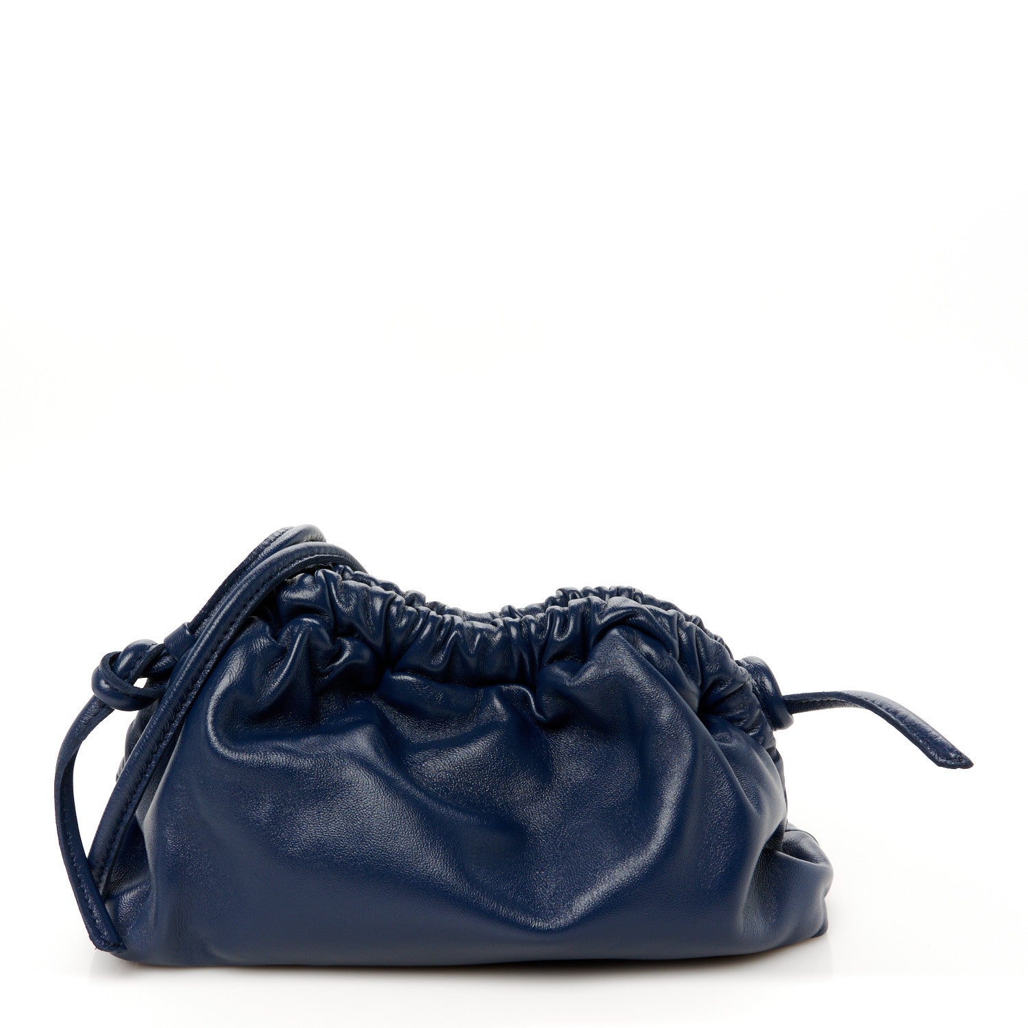 Mansur Gavriel Lambskin Mini Cloud Clutch Blue 1 of 10
