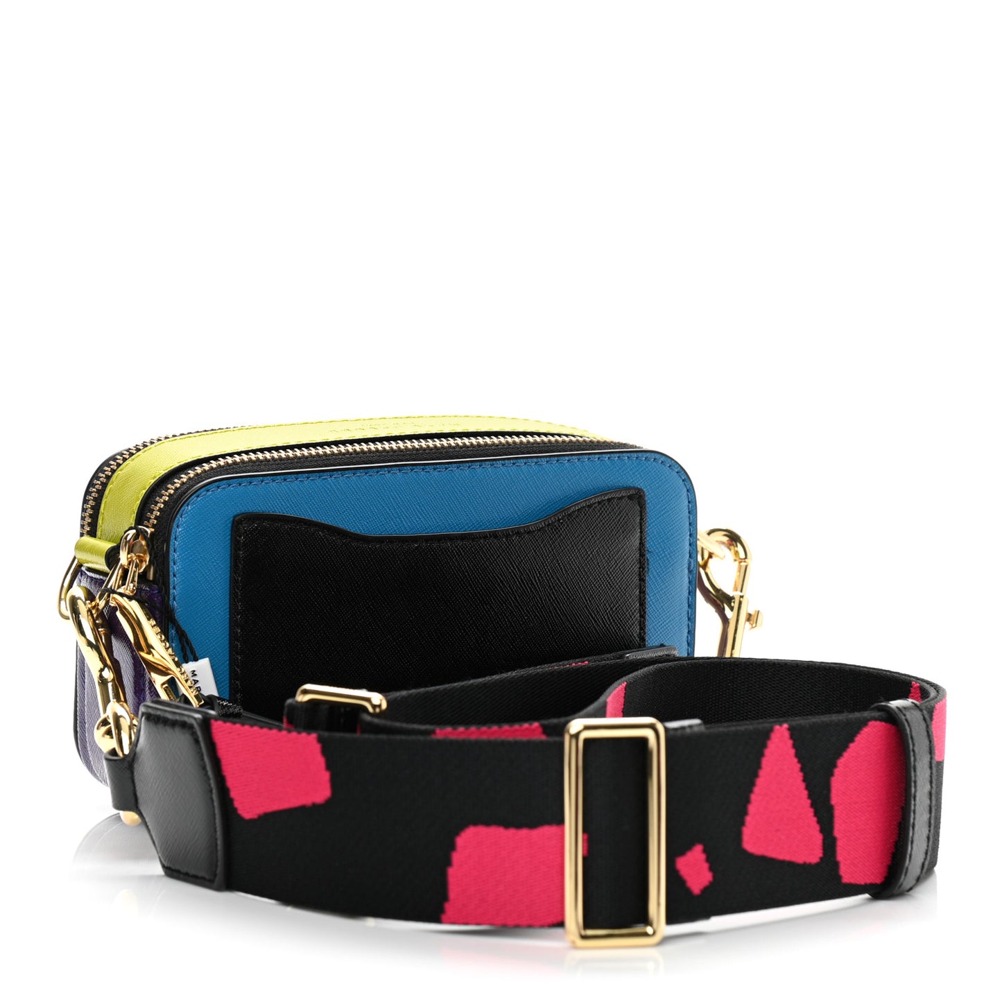 Saffiano Small Snapshot Camera Bag Hibiscus Multicolor