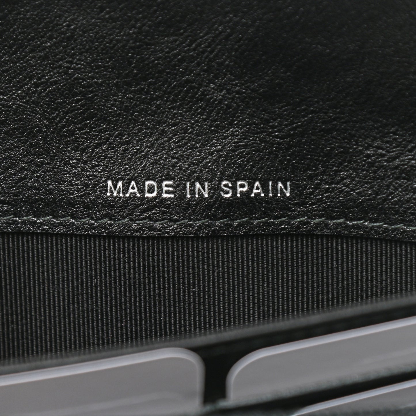 Crumpled Calfskin Quilted Large Flap Wallet So Black