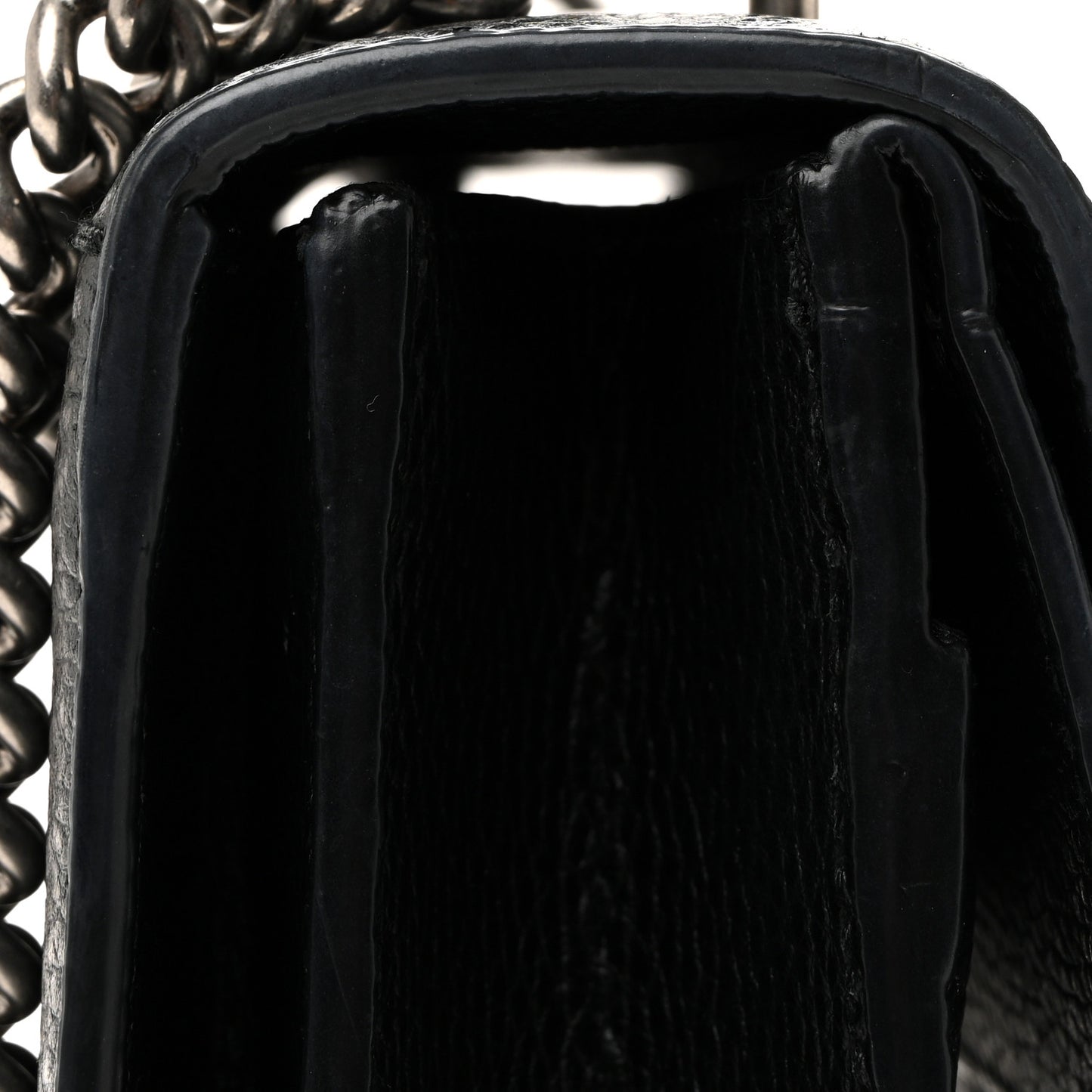 Pebbled Calfskin Small Dionysus Shoulder Bag Black