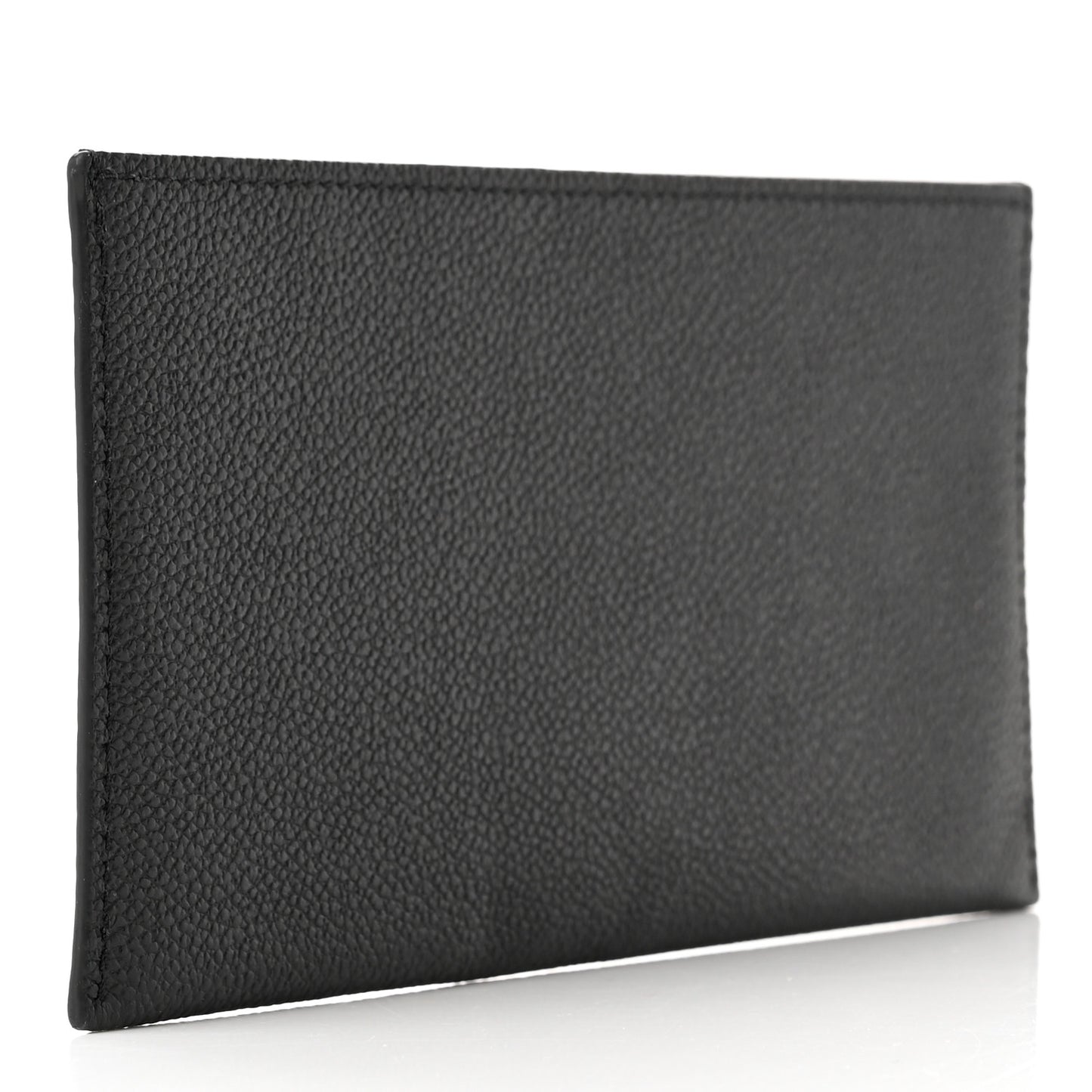 Calfskin Felicie Chain Wallet Card Holder Insert Black