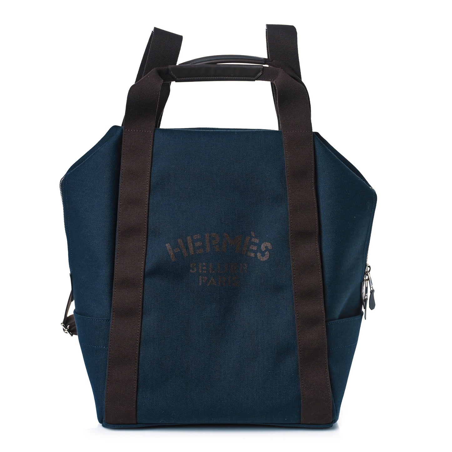 Toile Groom School Backpack Bleu Navy Feu