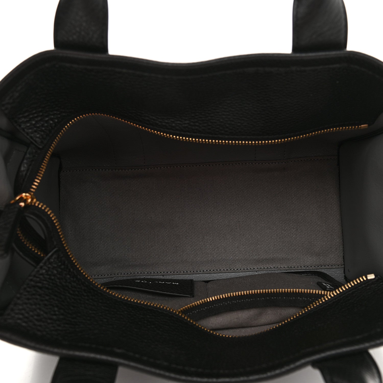 Marc Jacobs Grained Calfskin Medium The Tote Bag Black 4 of 7
