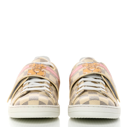 Louis Vuitton Damier Azur Summer Trunks Frontrow Sneaker 38 2 of 10