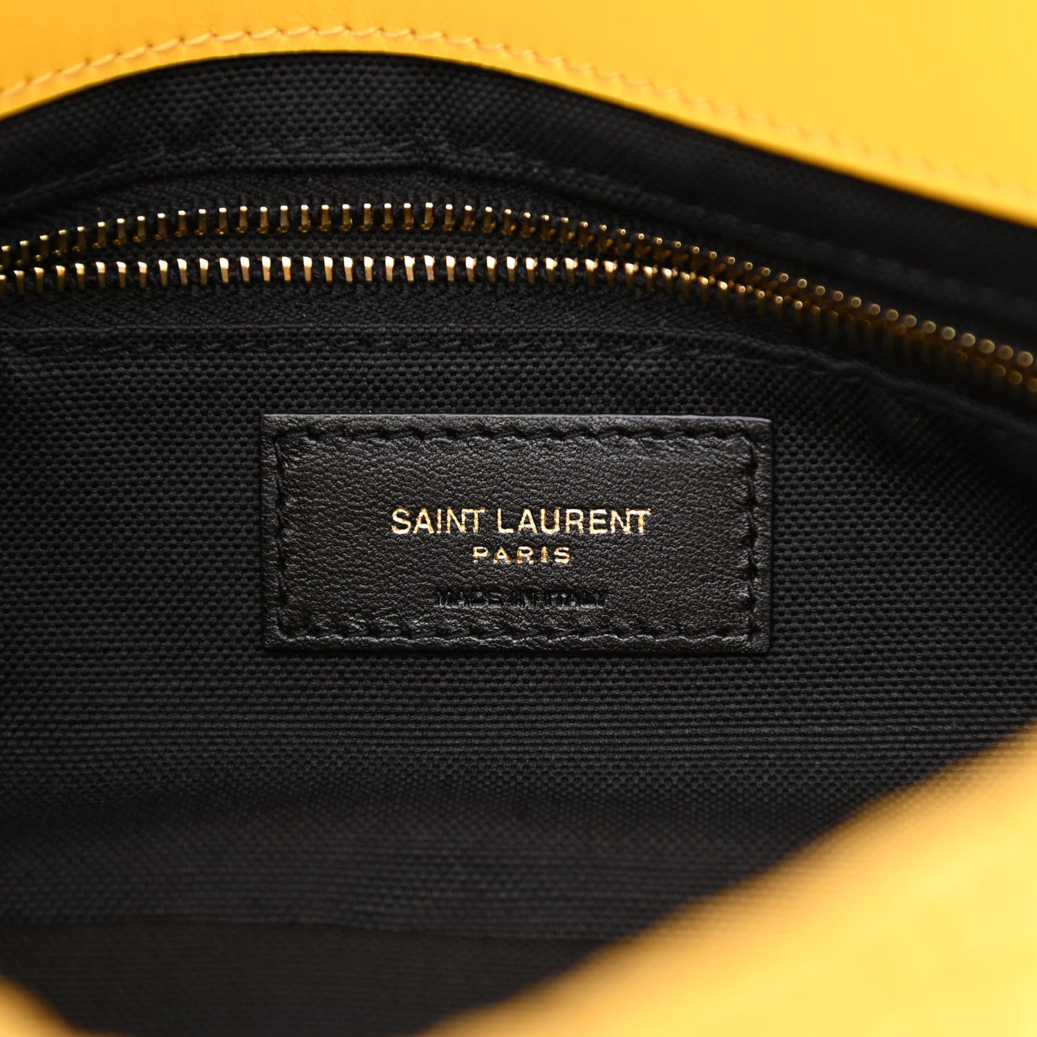 Saint Laurent Raffia Monogram Medium Jamie Yellow 6 of 10