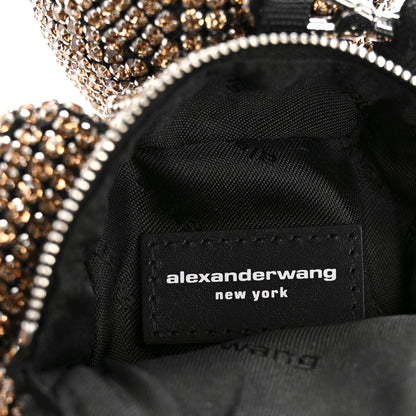 Alexander Wang Crystal Mesh Beiress Wristlet Cognac 6 of 10