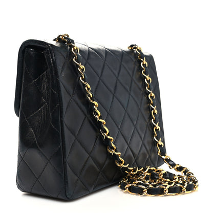 Chanel Lambskin Quilted Small Single Flap Black 3 of 14