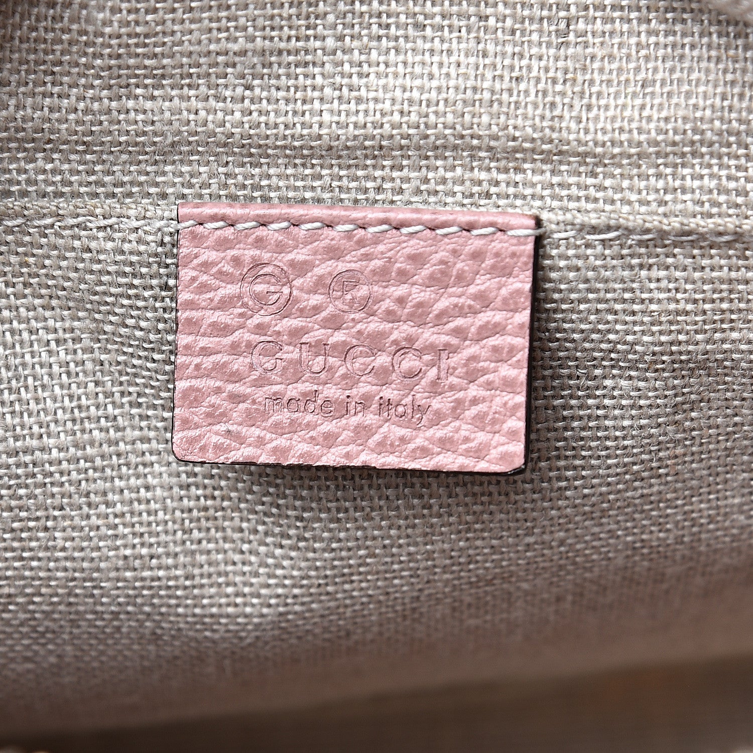 Gucci Monogram Mini Bree Messenger Bag Beige Soft Pink 5 of 9