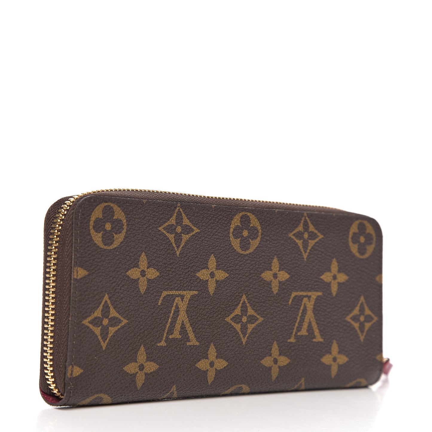 Monogram Clemence Wallet Fuchsia