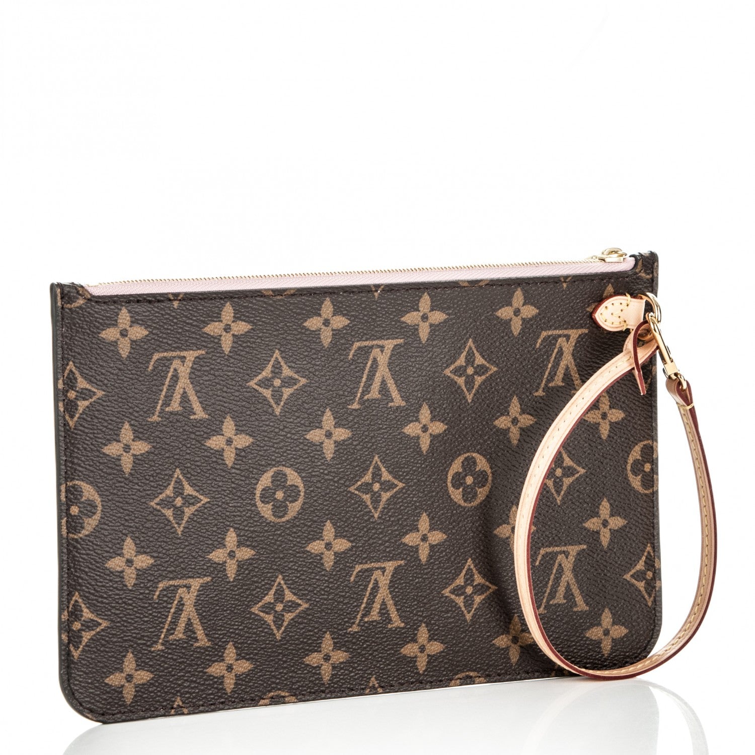 Louis Vuitton Monogram Neverfull MM GM Pochette Rose Ballerine 3 of 7