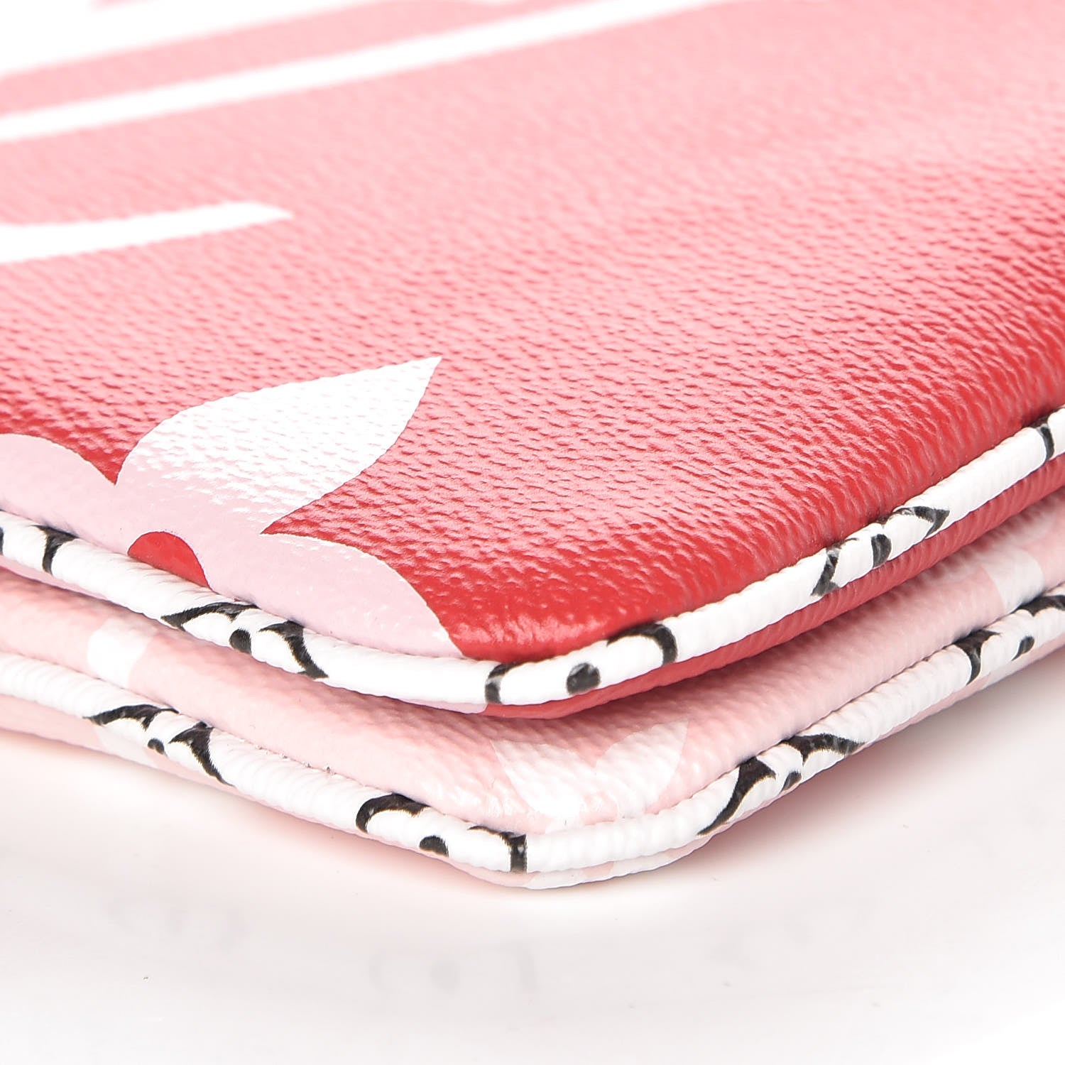 Louis Vuitton Monogram Giant Double Zip Pochette Rouge 9 of 10