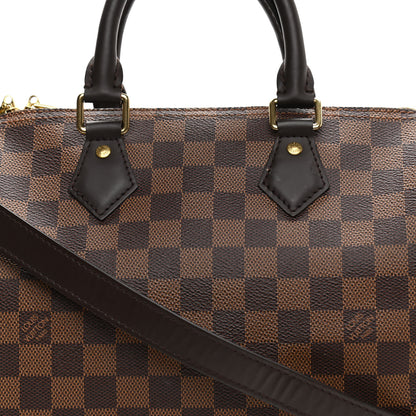 Louis Vuitton Damier Ebene Speedy Bandouliere 25 12 of 14