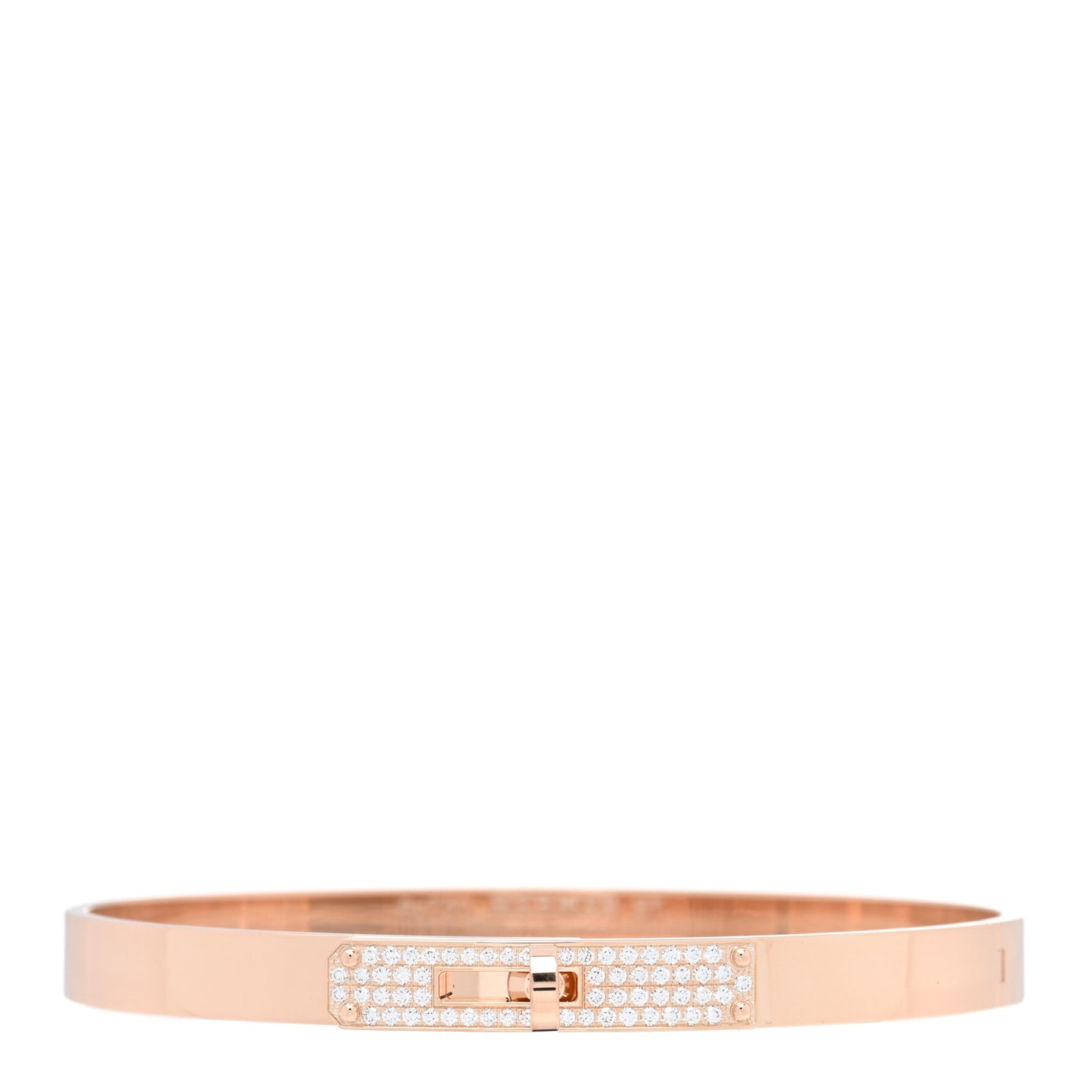18K Rose Gold Diamond PM Kelly Pave Bracelet ST