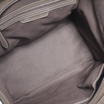 Celine Drummed Calfskin Mini Luggage Bag Souris 5 of 8