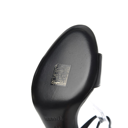 Hermes Calfskin Pumps 36 Black 15 of 19