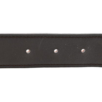 Hermes Togo Box 32mm H Belt 85 Orange Chocolate 4 of 6