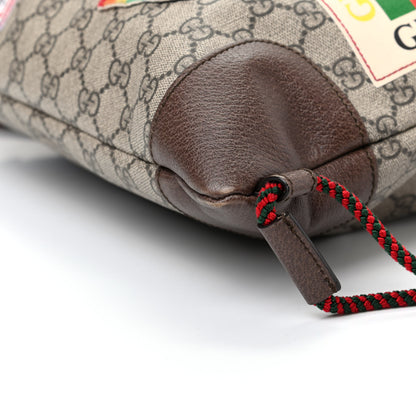 Gucci Soft GG Supreme Monogram Courrier Drawstring Backpack 7 of 9