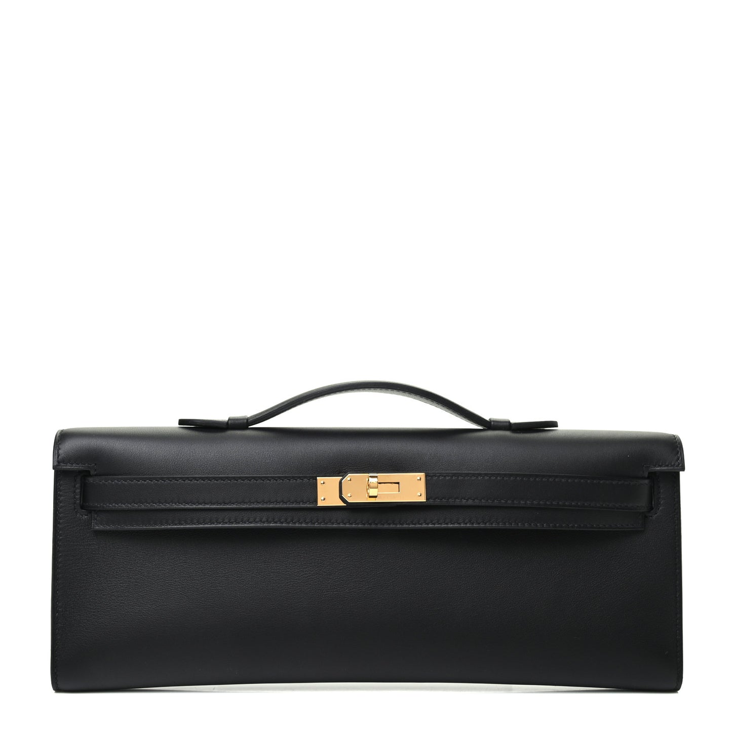 Swift Kelly Cut Clutch Pochette Black