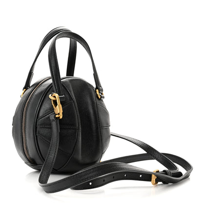Gucci Piuma Lux Energy Mini Tifosa Basketball Shaped Shoulder Bag Black 3 of 13