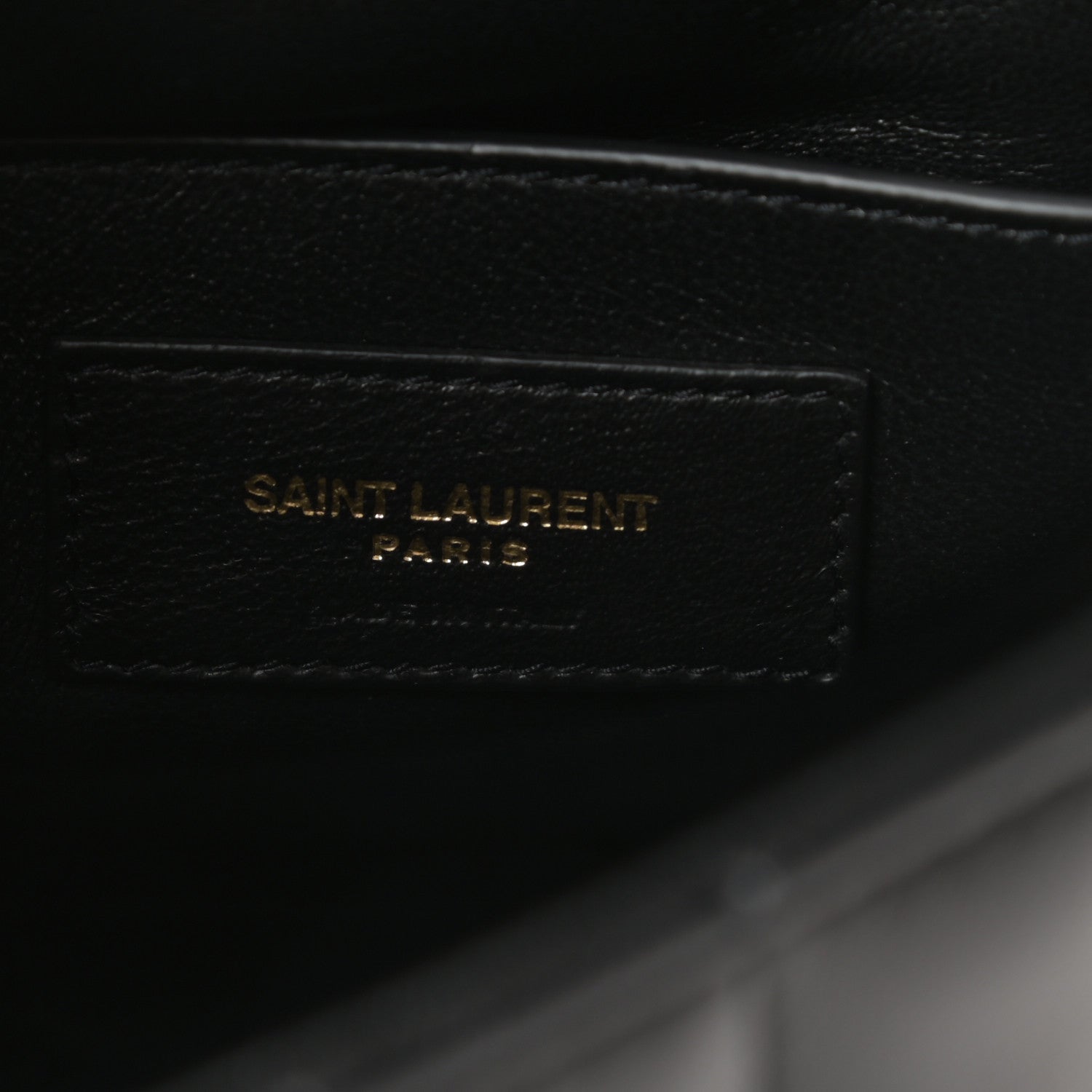 Saint Laurent Lambskin Matelasse Monogram Medium Vicky Chain Bag Black 6 of 10