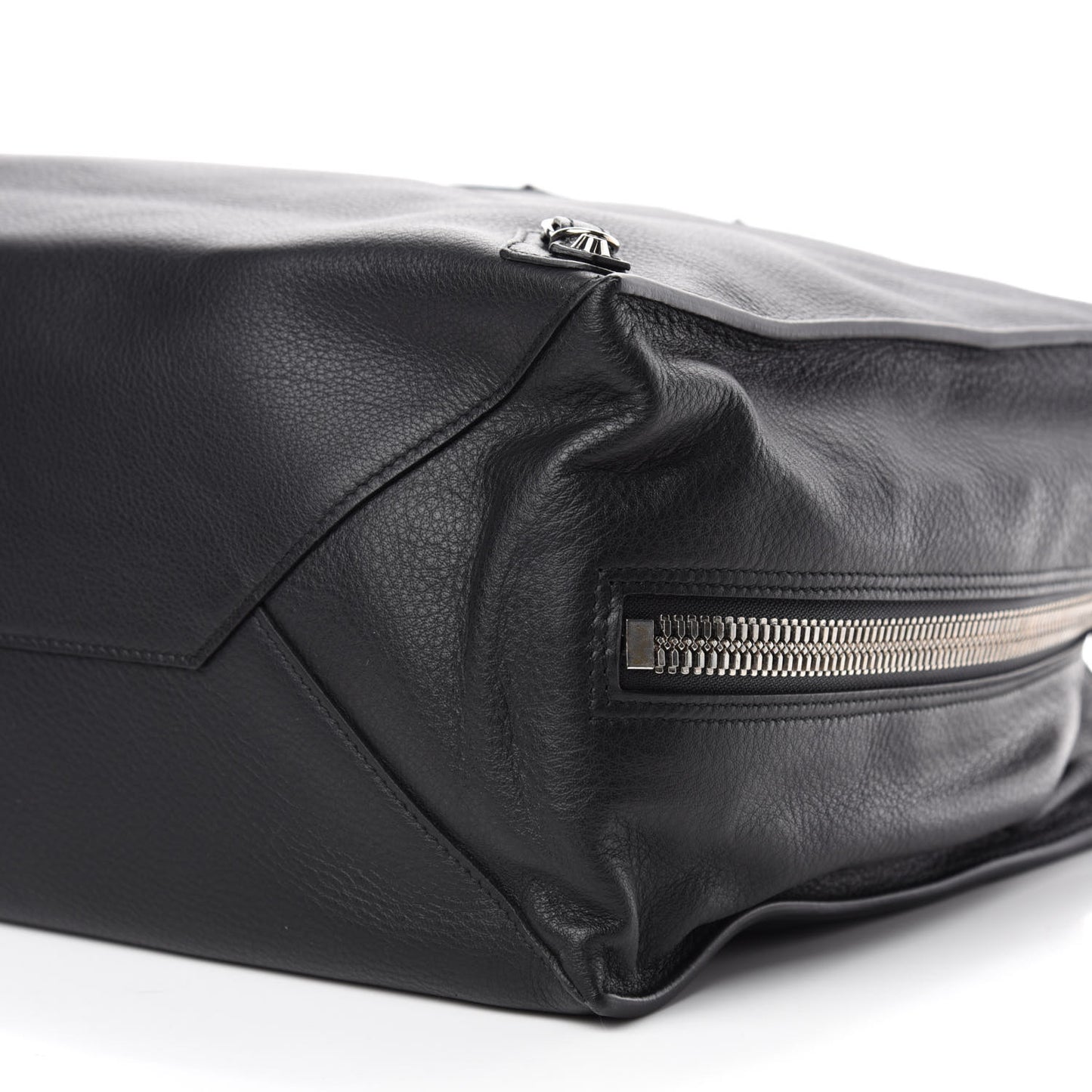 Supple Calfskin Papier A4 Tote Black