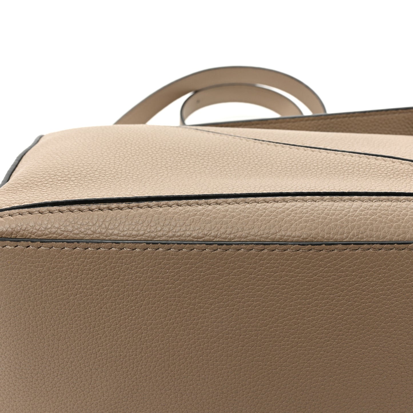 Grained Calfskin Small Puzzle Bag Sand Mink