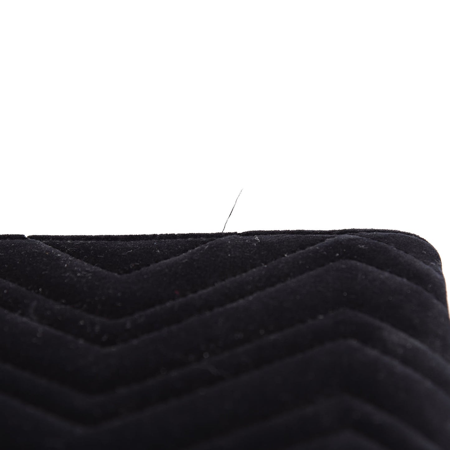 Velvet Matelasse GG Marmont Zip Pouch Black